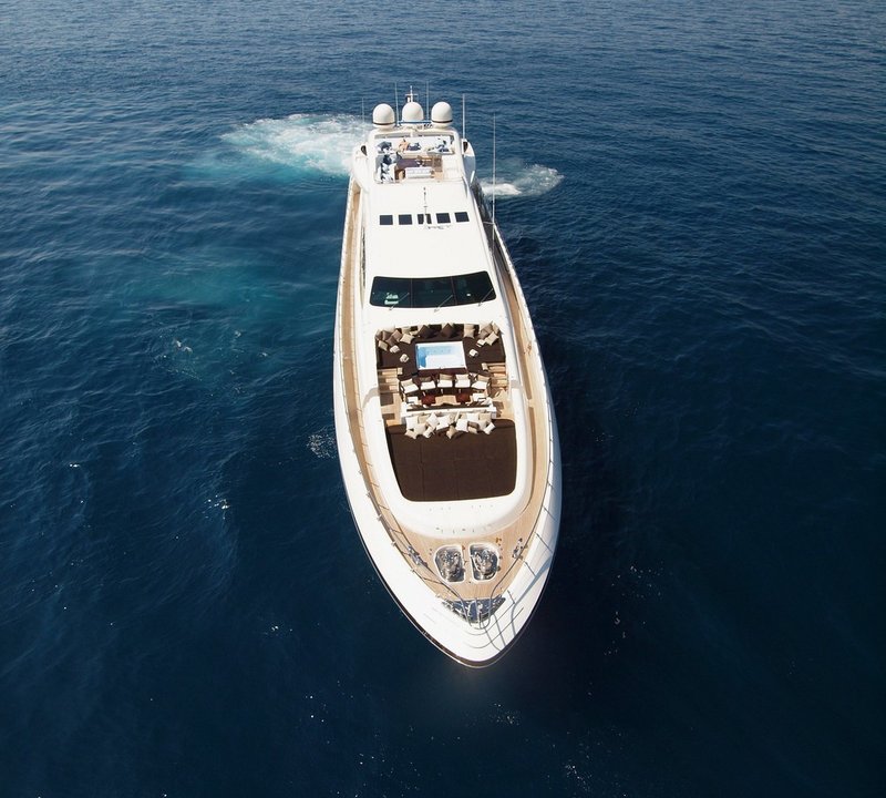 ZEUS Yacht Charter Details, Mangusta 165 Superyacht CHARTERWORLD